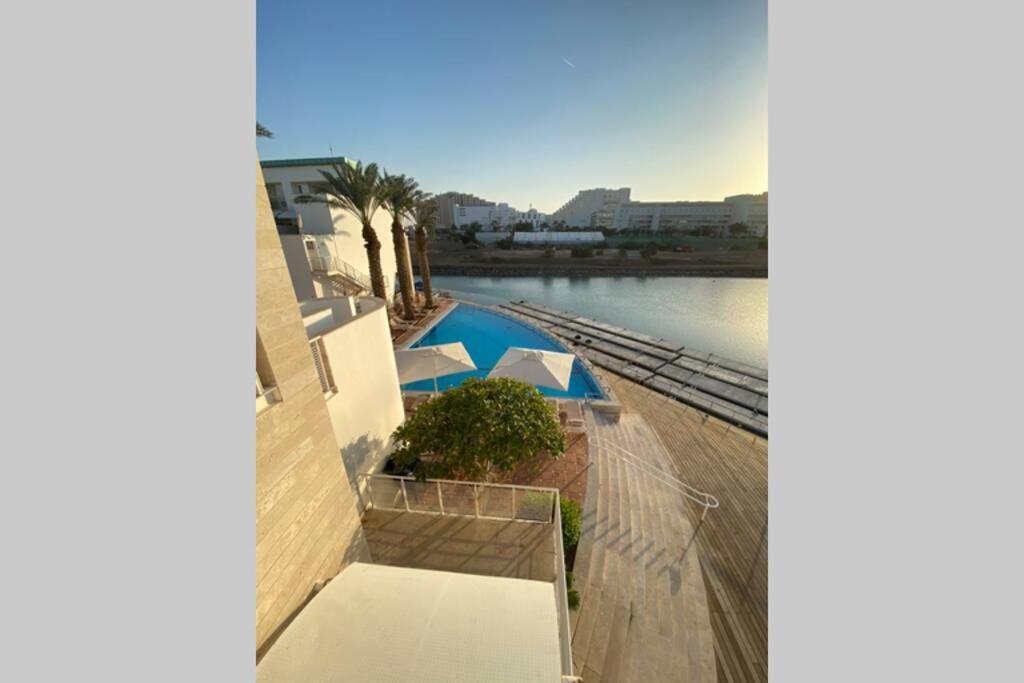 埃拉特Haverim Ba'Lagouna Amazing Duplex 3Br Front Sea公寓 外观 照片
