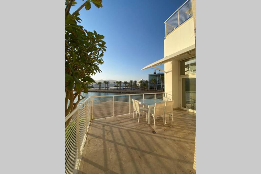 埃拉特Haverim Ba'Lagouna Amazing Duplex 3Br Front Sea公寓 外观 照片